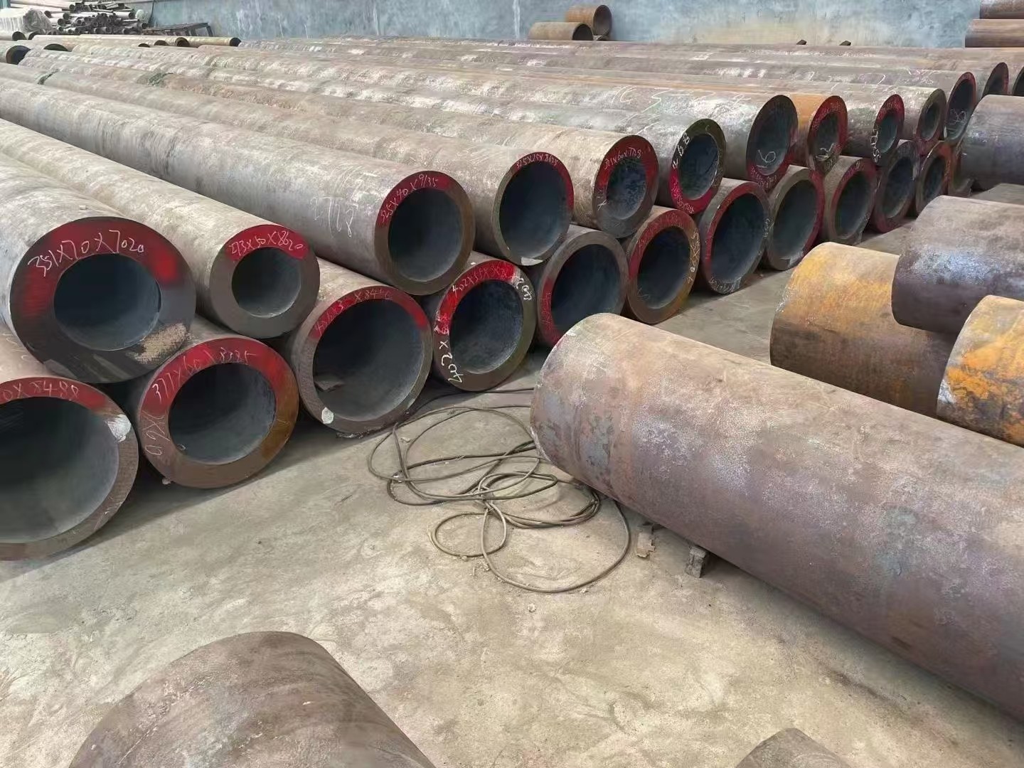 梅州市无缝钢管切割定尺切割加工方矩无缝钢管 - 方案
